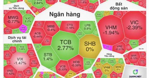"Tiền cạn, trụ gãy": VN-Index “chìm trong sắc đỏ”, khối ngoại xả nghìn tỷ không nương tay