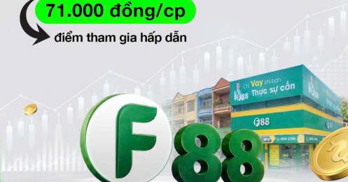 F88 chào bán ra công chúng giá 71.000 đồng/cp