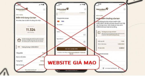Đừng bấm vào tin nhắn này nếu dùng Vietcombank