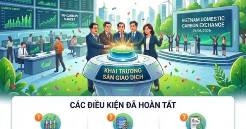 Sẵn sàng khai trương sàn giao dịch carbon trong nước