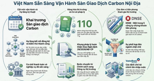 Sàn carbon vận hành: Việt Nam bước vào thị trường hóa quyền phát thải