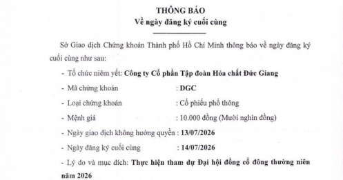 DGC sắp họp cổ đông, loạt vấn đề "nóng" chuẩn bị được hé lộ