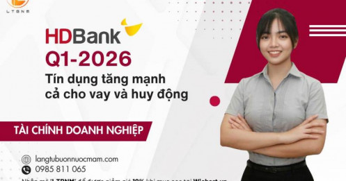 HDB Q1-2026: Tín dụng tăng mạnh cả cho vay và huy động