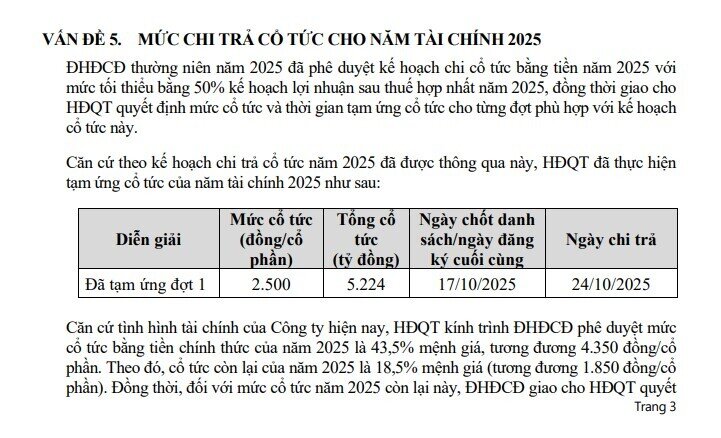 Vinamilk đặt mục tiêu lãi hơn 9.800 tỷ đồng, chia cổ tức tối thiểu 50%