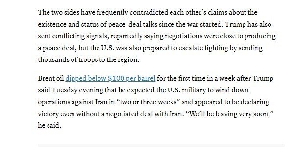 Giá dầu bật tăng sau phát biểu của ông Trump về chiến sự Iran