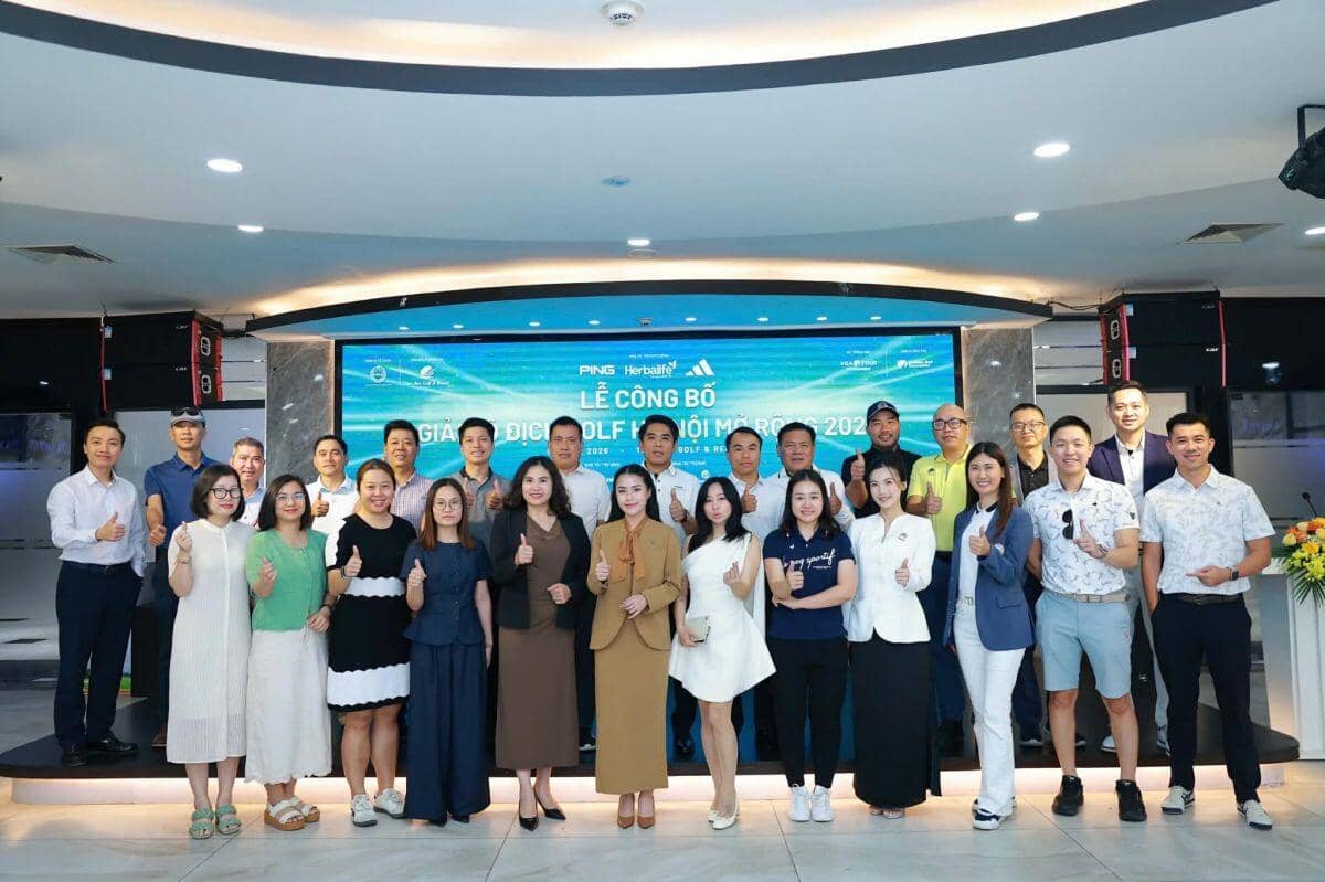 Hơn 500 vận động viên chính thức tham gia tranh tài tại Giải Vô địch Golf Hà Nội Mở rộng 2026