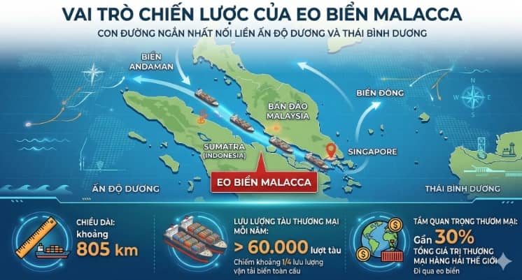 80% thương mại thế giới “nằm trong tay” vài eo biển: Chỉ cần tắc là cả thế giới trả giá
