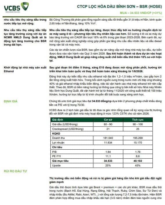 Giá dầu leo thang, chuyên gia nói gì về triển vọng lợi nhuận BSR?