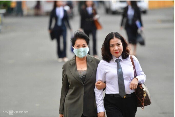 Bà Nguyễn Thị Như Loan ra tòa
