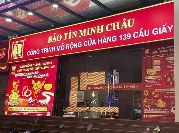 Công an vào cuộc xác minh nguồn gốc vàng nguyên liệu tại Bảo Tín Minh Châu