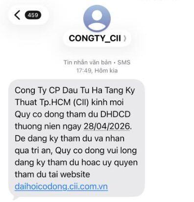 Quà tri ân cổ đông cực "khủng" của CII
