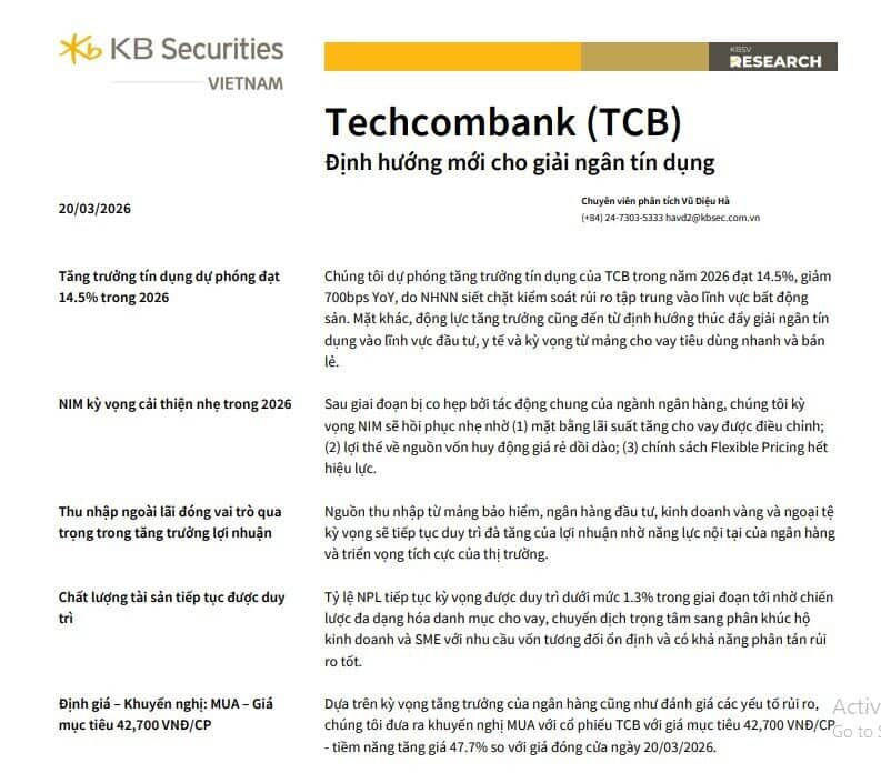 Hai mã ngân hàng 'sáng cửa' được khuyến nghị mua, kỳ vọng tăng tới 48%