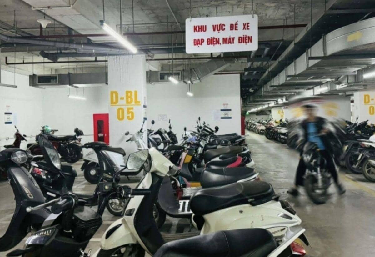 3 rắc rối của xe máy điện với hầm chung cư