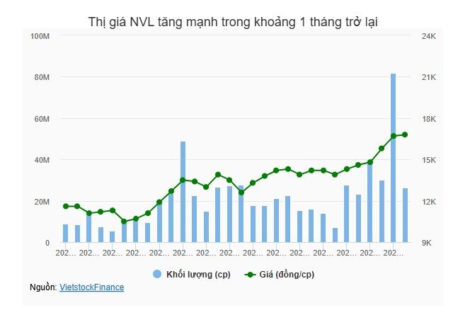 Doanh nghiệp liên quan ông Bùi Thành Nhơn bán chưa đầy một nửa số cổ phiếu NVL đăng ký