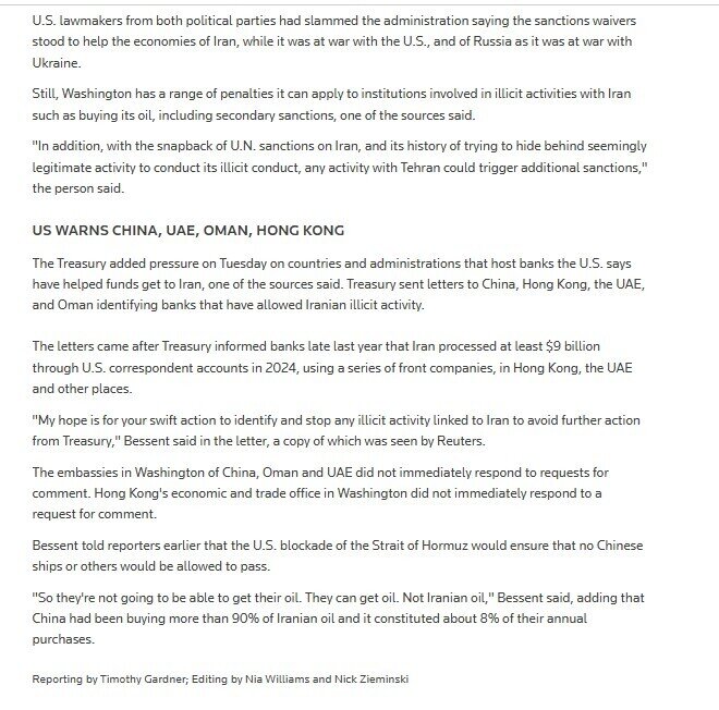 Mỹ tuyên bố sẽ không gia hạn miễn trừ đối với dầu Iran