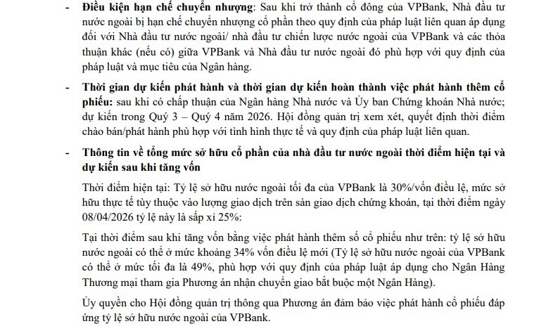 VPBank tham vọng vốn điều lệ trên 100.000 tỷ đồng, lớn nhất hệ thống ngân hàng