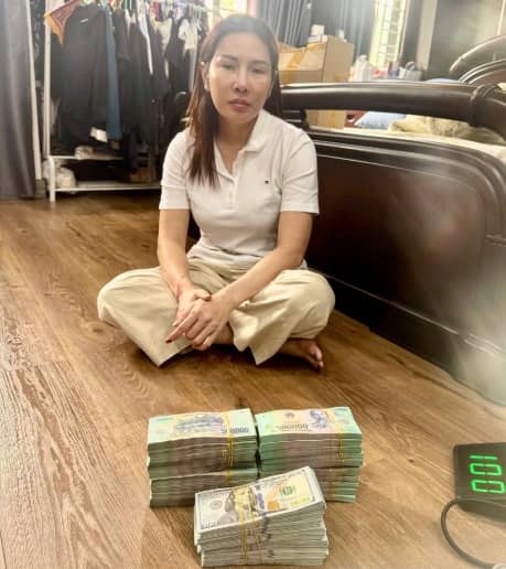 Bắt ‘bà trùm’ đổ thải Lê Thị Thùy Trang: Lộ kho tiền mặt, hơn 50.000 USD và loạt sổ đỏ gây choáng
