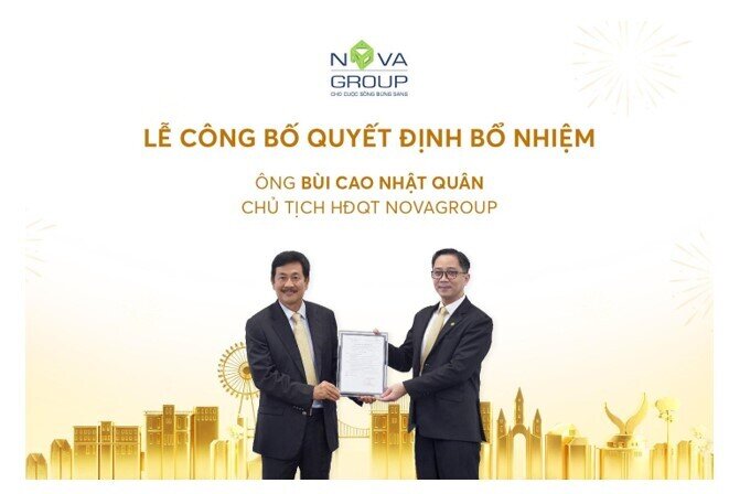 ‏NovaGroup kiện toàn bộ máy lãnh đạp cấp cao