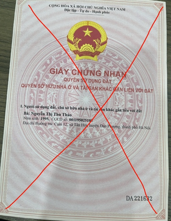 Hà Nội xuất hiện sổ đỏ giả tinh vi, giả mạo gần như “giống thật 90%”