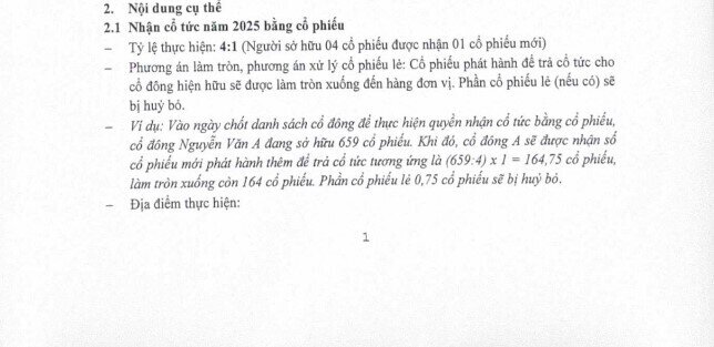 GELEX (GEX) chốt quyền chia cổ tức và cổ phiếu thưởng cho cổ đông