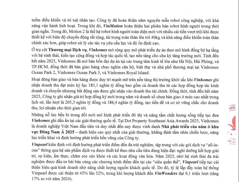 Không chỉ Vinhomes, Vingroup cũng điều chỉnh mục tiêu doanh thu lên gần nửa triệu tỷ đồng