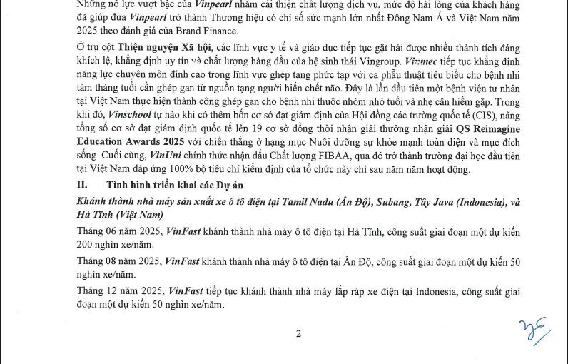 Không chỉ Vinhomes, Vingroup cũng điều chỉnh mục tiêu doanh thu lên gần nửa triệu tỷ đồng