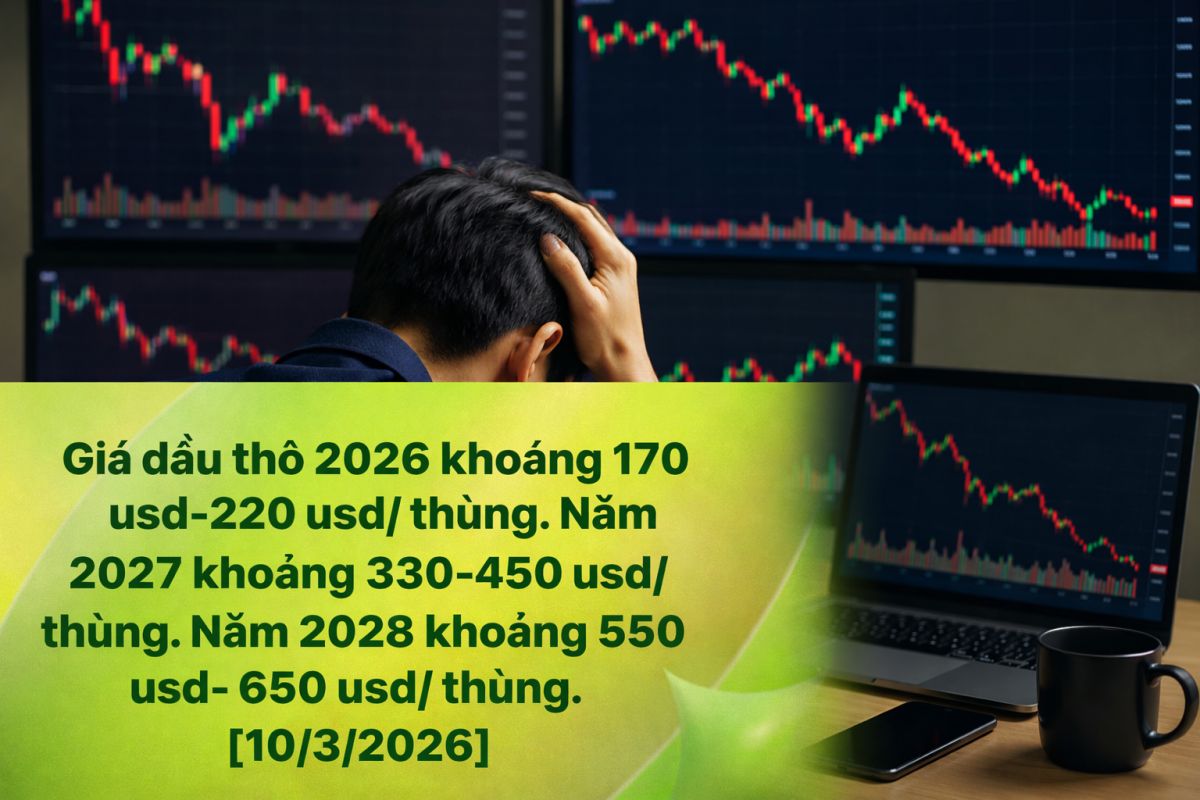 Tin giá dầu 500 USD/thùng gây “thảm họa”, nhà đầu tư đu đỉnh mất hàng trăm triệu
