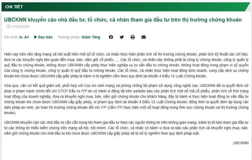 Cảnh báo rủi ro từ làn sóng tư vấn chứng khoán "chui" trên mạng