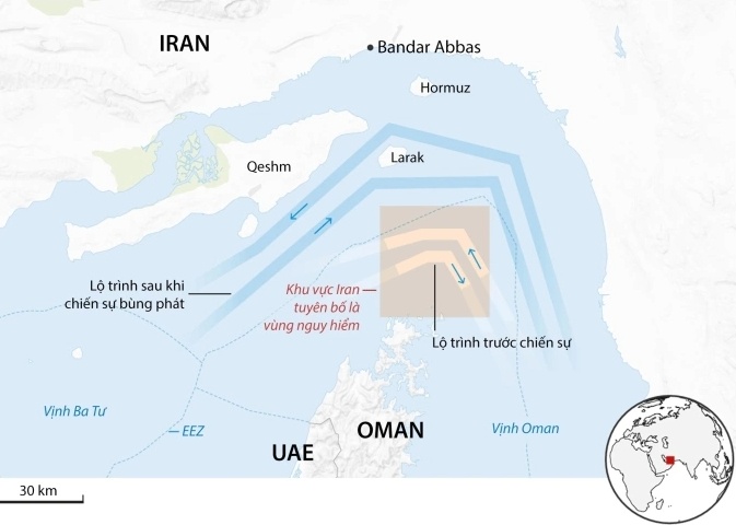 Mỹ có thể rà phá thủy lôi ở eo biển Hormuz thế nào