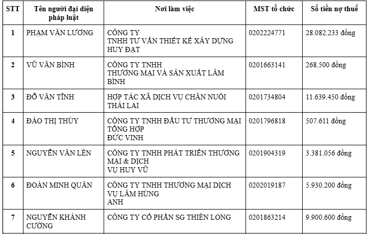 Danh sách “đen” của cơ quan thuế: 17 đại diện doanh nghiệp bị tạm hoãn xuất cảnh vì nợ thuế