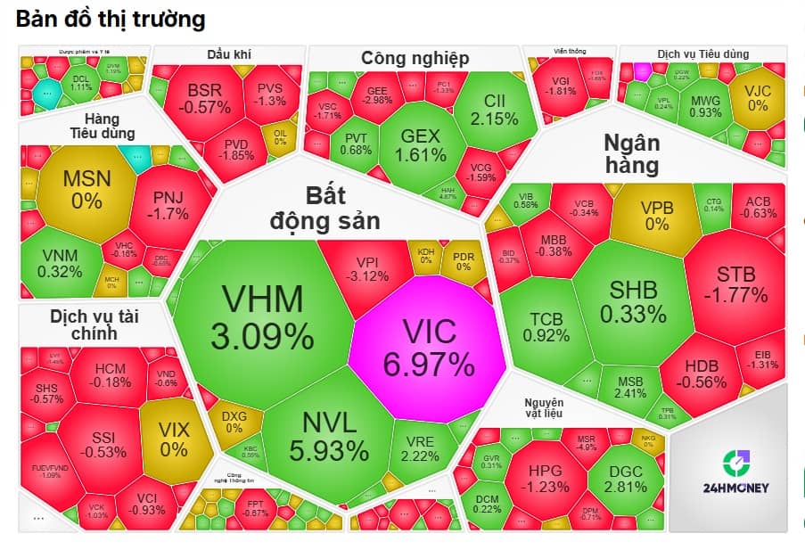 VIC 'cân' cả thị trường