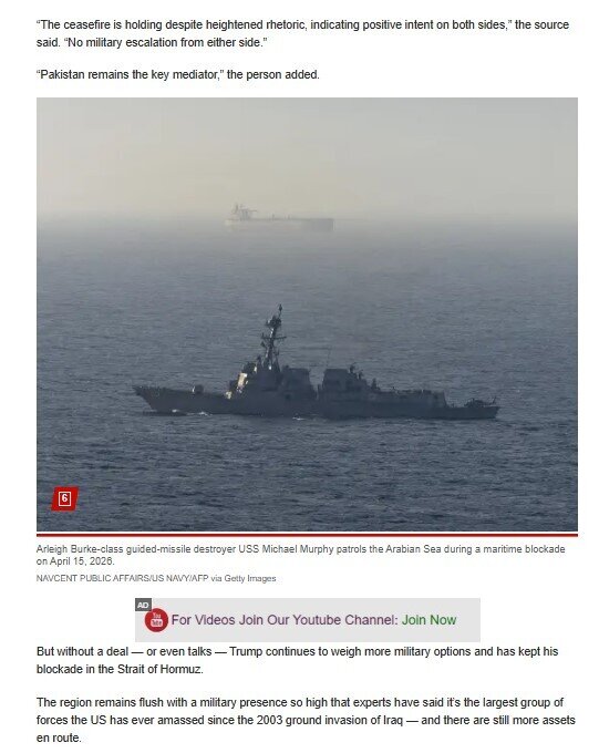 Mỹ - Iran sẽ nối lại đàm phán ngay ngày 24/4?