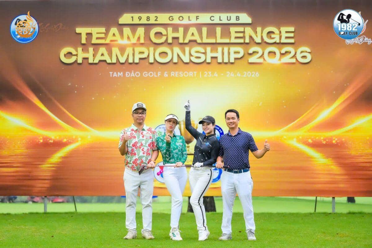 Quân khu Thanh Niên vô địch giải đồng đội CLB Golf 1982 lần thứ 3 năm 2026