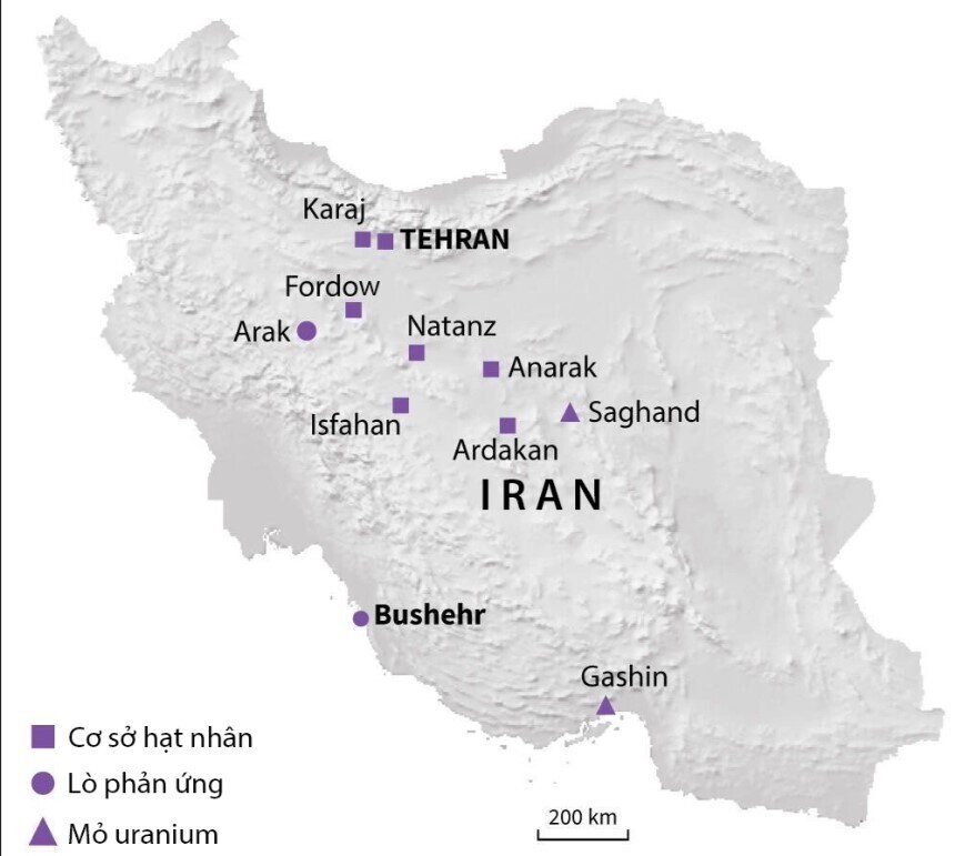 Kịch bản di dời uranium khỏi Iran và bài toán hậu cần của Mỹ
