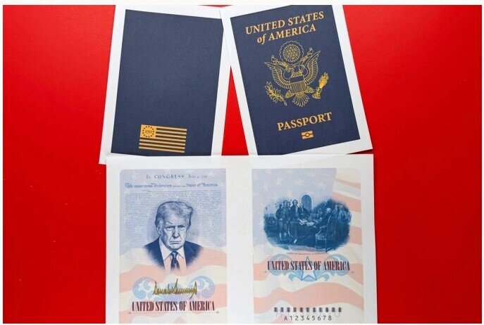 Mỹ sẽ phát hành hộ chiếu in hình ông Trump