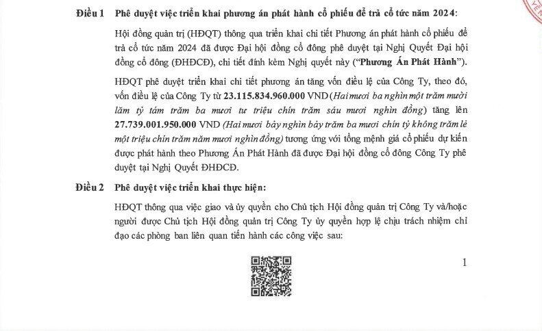 TCX quyết lấy lại vị thế Top 1 về vốn điều lệ, sẽ phát hành 462 triệu cổ phiếu trả cổ tức tỷ lệ 20%
