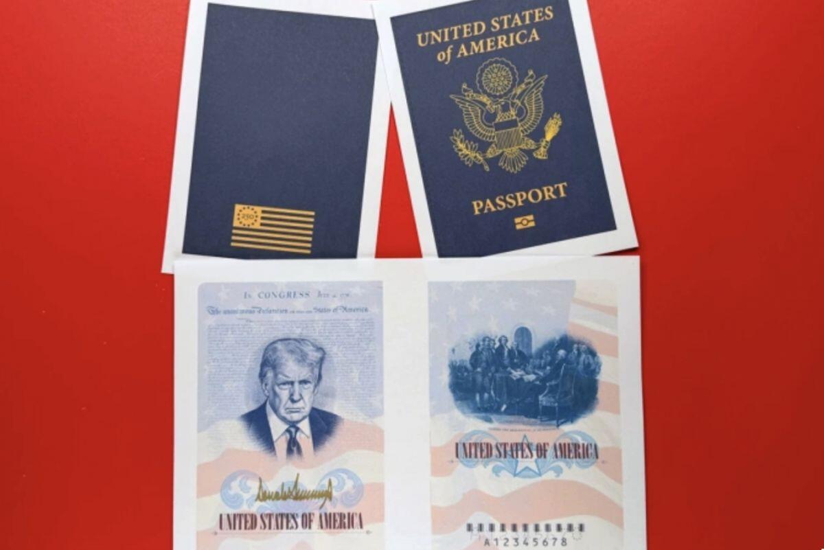 Mỹ sẽ phát hành hộ chiếu in hình ông Trump