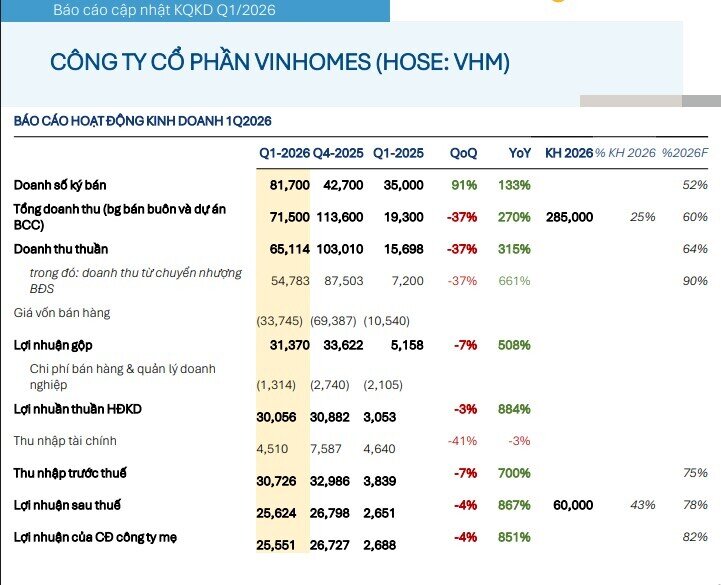Điều gì khiến VHM từ “ngôi sao” thành mã bị khuyến nghị bán?