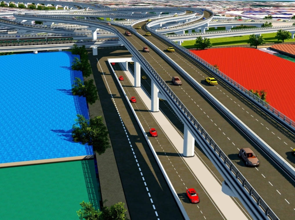 Thiết kế đường 6 làn trên cao chống ùn tắc quốc lộ 51