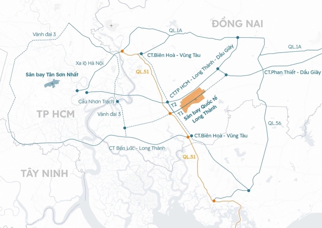 Thiết kế đường 6 làn trên cao chống ùn tắc quốc lộ 51
