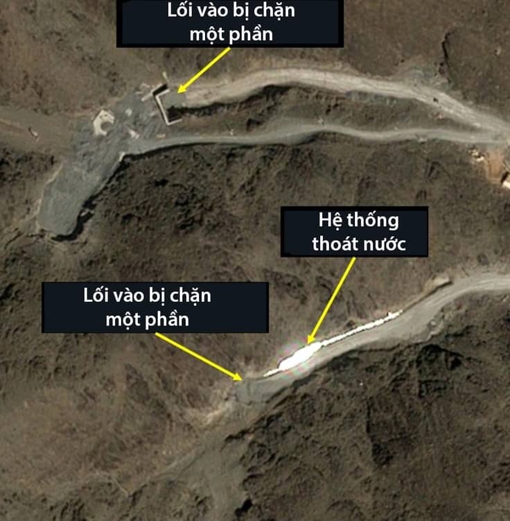 Iran dựng chướng ngại vật, chặn cửa hầm ngầm gần cơ sở hạt nhân