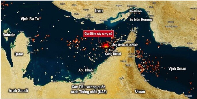 Iran phủ nhận liên quan vụ tàu Hàn Quốc phát nổ ở eo biển Hormuz