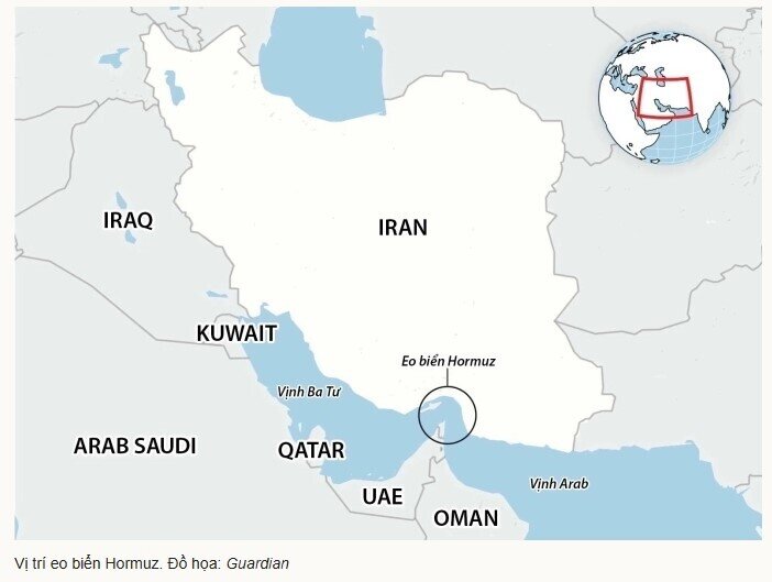 Khoảnh khắc Iran phóng tên lửa nhằm vào loạt tàu chiến Mỹ