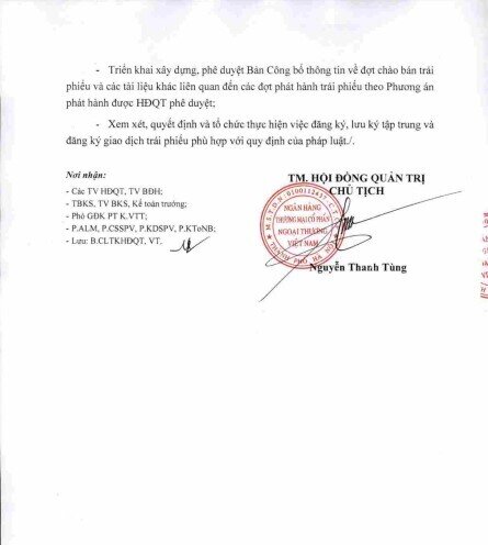 Vietcombank (VCB) muốn phát hành 10.000 tỷ đồng trái phiếu tăng vốn cấp 2