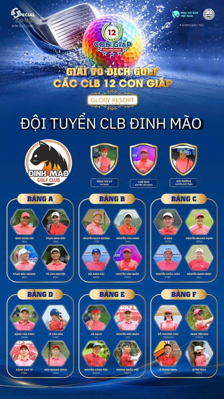Giải Vô địch các CLB 12 Con Giáp 2026:  Sự đồng hành " bền bỉ" của các Nhà Tài Trợ và tinh thần đoàn kết vượt mọi khó khăn của phong trào golf Việt