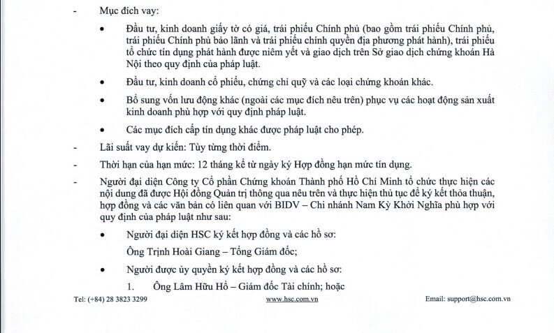 HSC muốn vay ngân hàng hạn mức 10.000 tỷ đồng