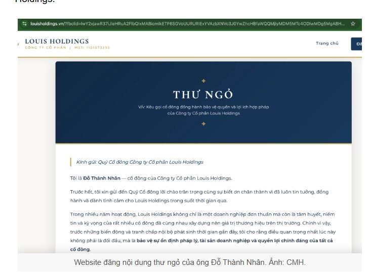 Ông Đỗ Thành Nhân tái xuất