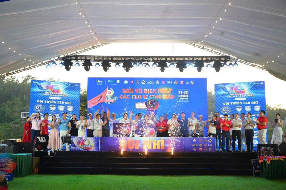 Giải vô địch các CLB Golf 12 Con Giáp 2026 - Cup Glory Resort: G81 vô địch, " Tân binh toàn năng" G83 giành ngôi vị á quân cách biệt 0,5 điểm