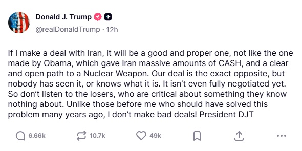 Ông Trump đáp trả dữ dội khi thỏa thuận với Iran bị gọi là “ác mộng của Israel”