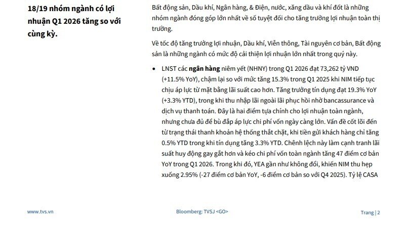 Điều gì khiến dòng tiền rời nhóm VN30?
